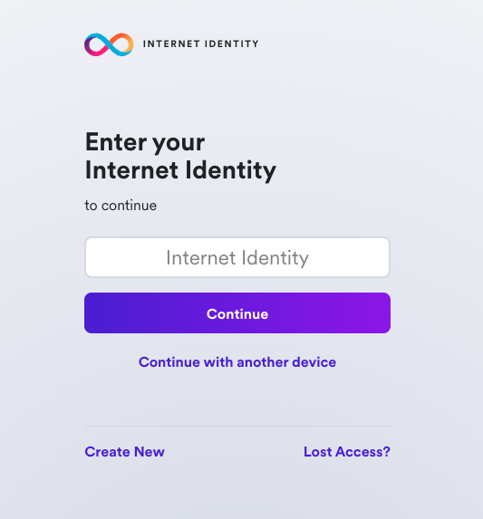 Internet Identity 1